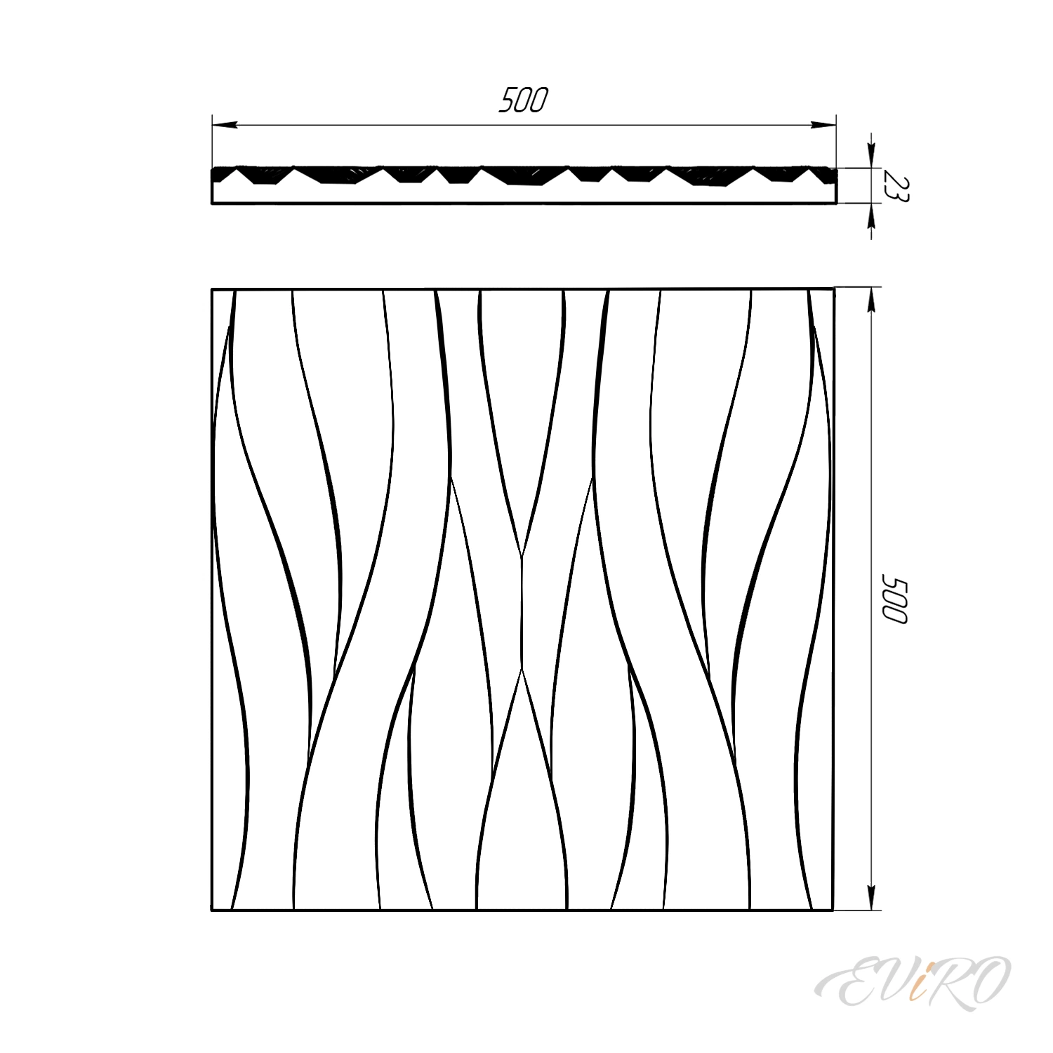 Панели стеновые 3д Поток