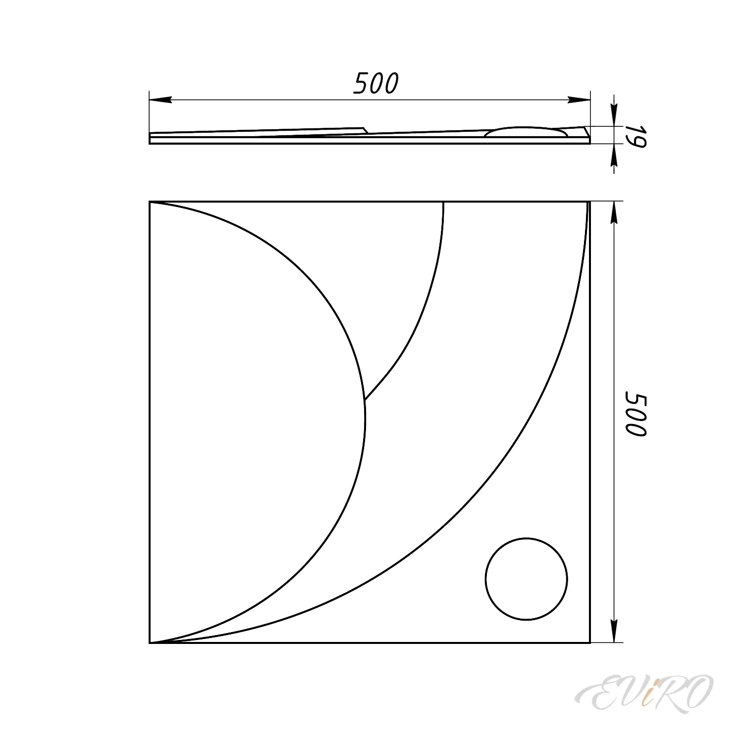 Гипсовая 3D панель EViRO Мельница