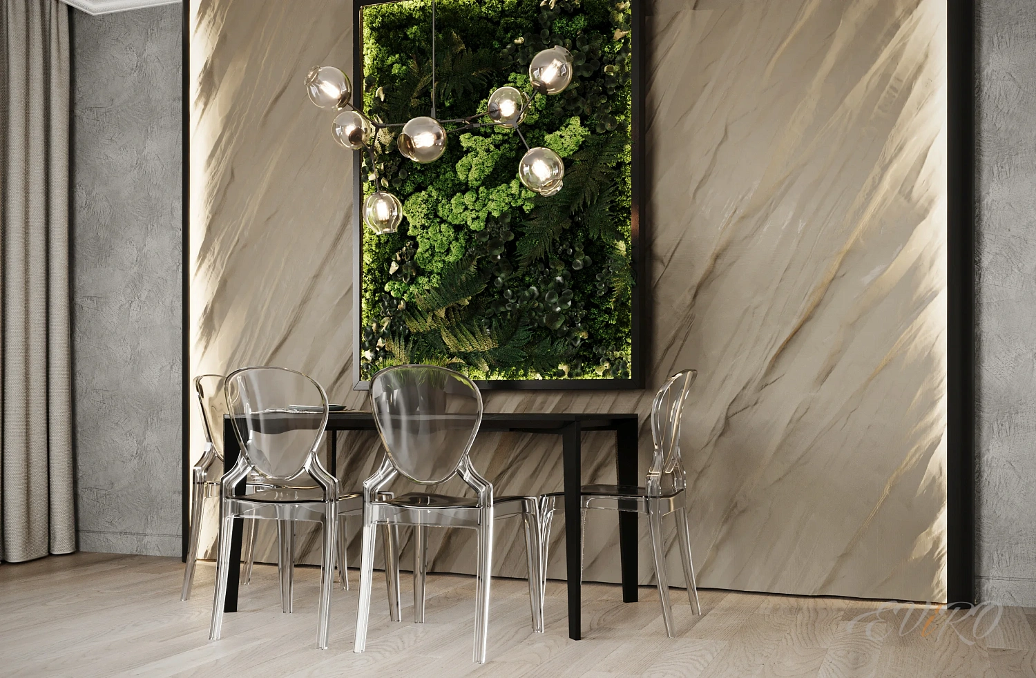 Подсветка, направленная на рельеф EViRO