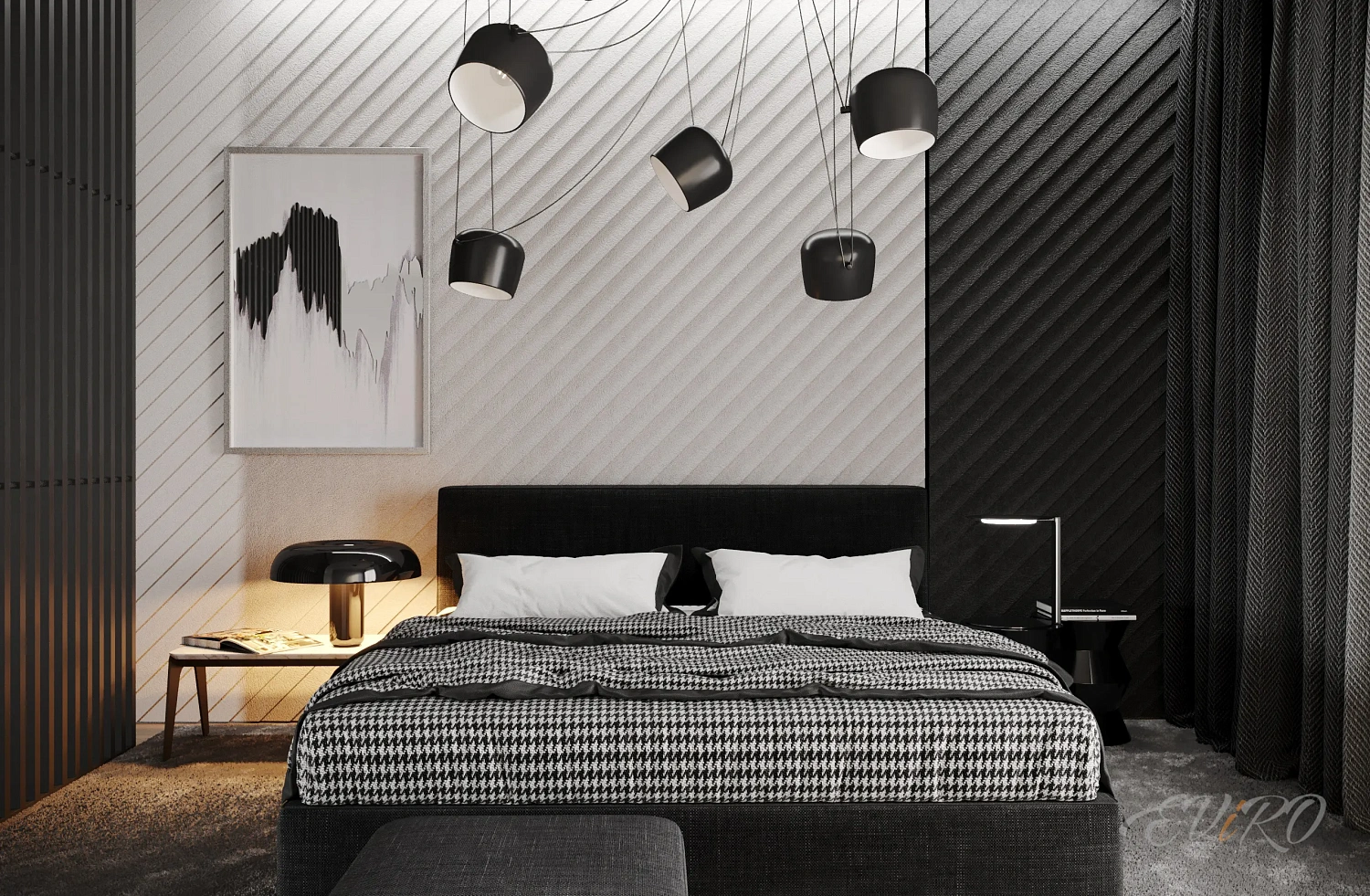 Гипсовая 3D панель EViRO New Diagonal