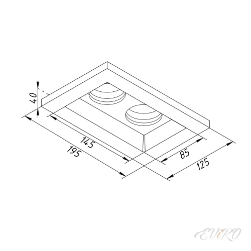 Потолочный светильник EViRO ВПС 4