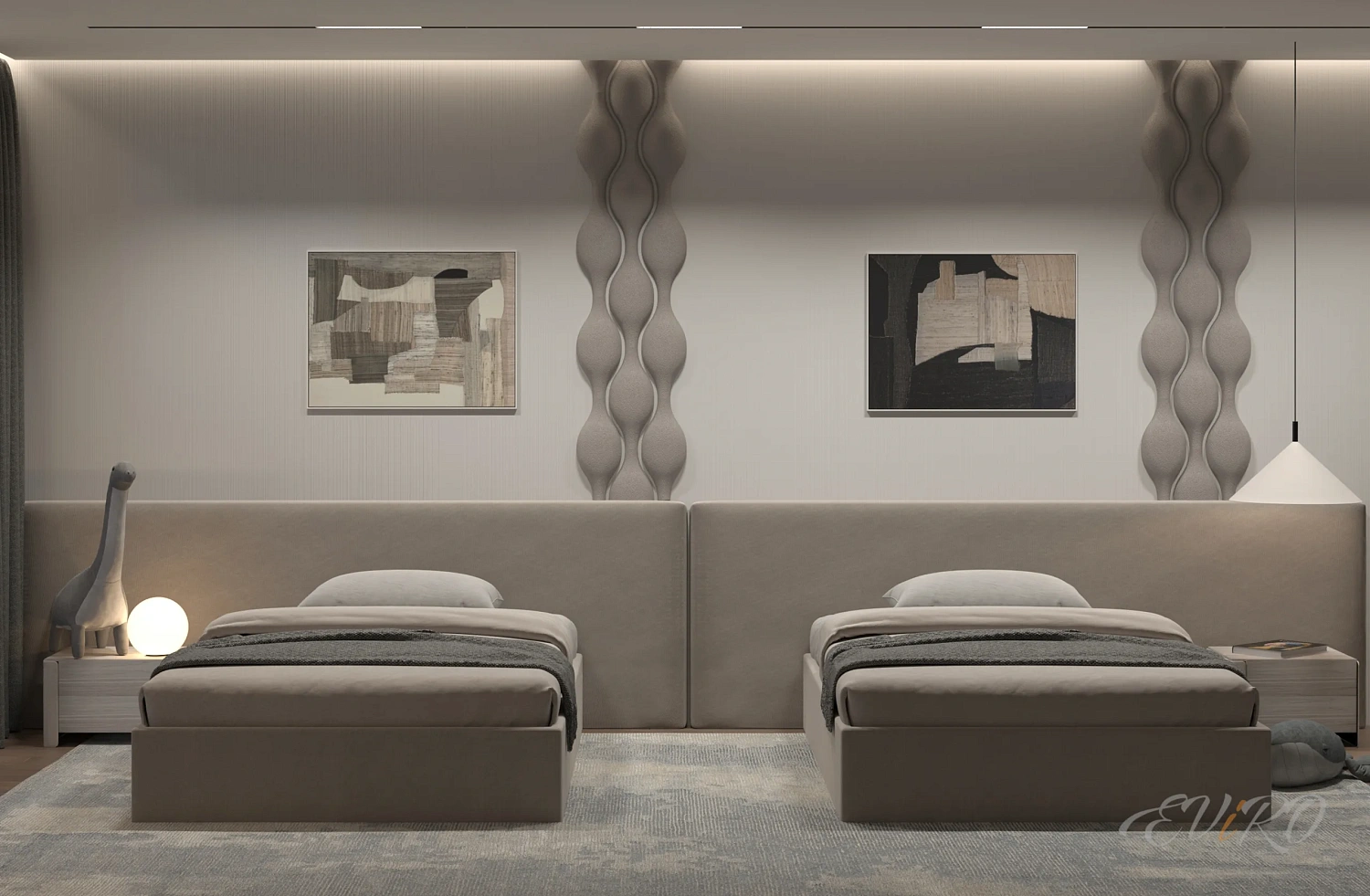 Гипсовая 3D панель EViRO Роберта